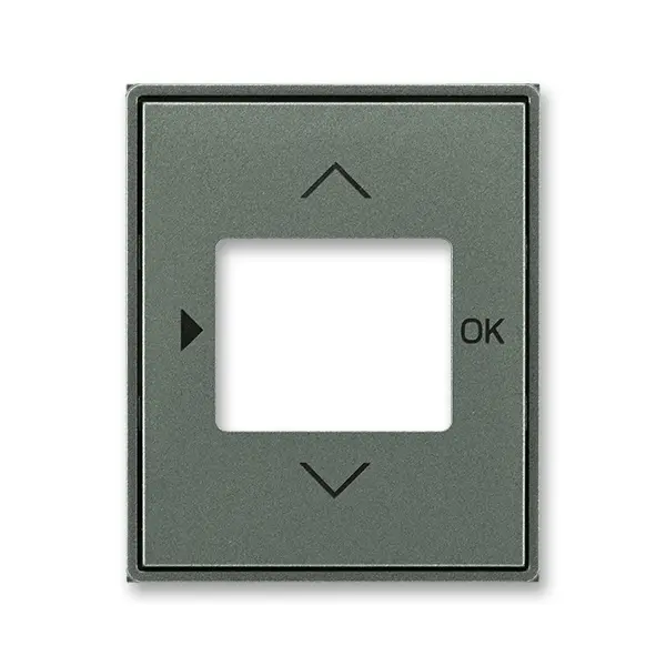 3299E-A40100 34  Kryt ovladače časovacího nebo termostatu, s otvorem pro displej, antracitová